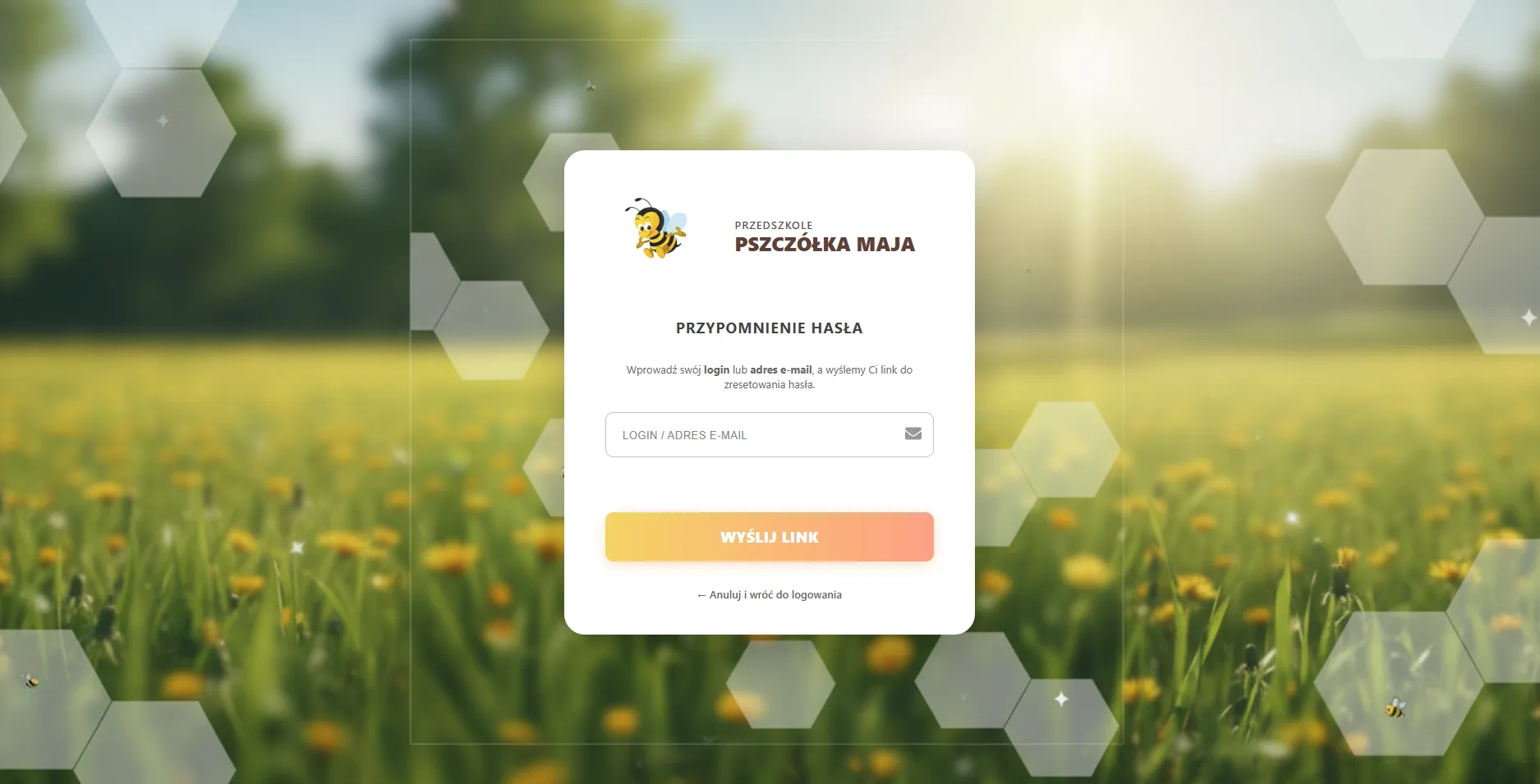 Resetowanie hasła